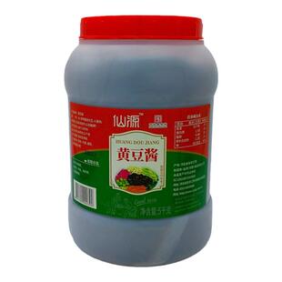 包邮仙源黄豆酱5kg/桶老北京炸酱面酱 炖肉拌馅餐饮包装调味品