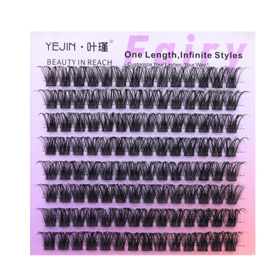 【非免胶】分段式假睫毛自然浓密卷翘轻盈透明梗柔软单簇SNR013