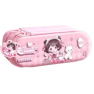 3D双层立体笔袋小学女生小学生文具袋铅笔盒2026新款立体笔盒一年级铅笔盒学习用品女孩版高颜值多功能文具盒