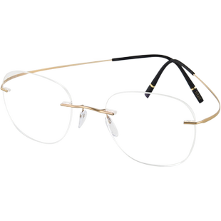 魏大勋同款Silhouette诗乐眼镜架方形无框钛架男女轻近视镜框5599