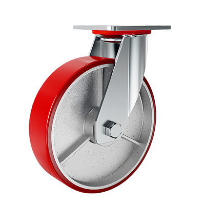 重型铁芯聚氨酯万向轮静音耐磨