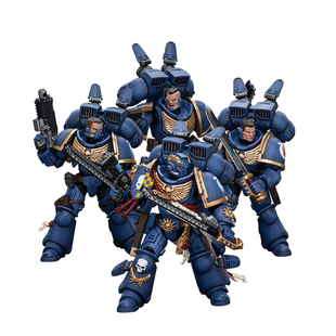 JOYTOY暗源战锤40K极限战士跳跃背包队长 仲裁者三人组1:18兵人