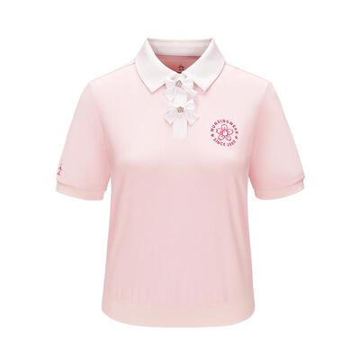 【樱花系列】Munsingwear万星威高尔夫夏季女士防晒凉感短袖POLO
