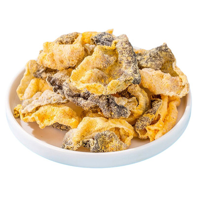 香酥鱼皮开袋即食网红休闲食品小吃馋嘴热咸蛋黄脆香辣好吃香脆