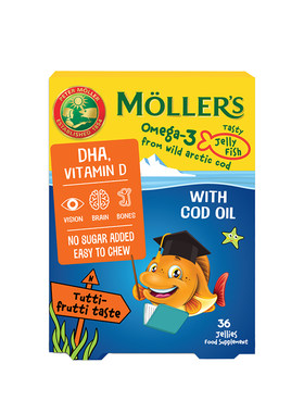 挪威Mollers沐乐思鳕鱼果冻