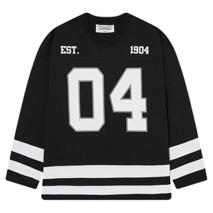 Mitchell&Ness长袖T恤美式街头潮流拼接网状透气运动上衣男女MN