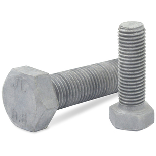 8.8热镀锌六角螺丝热浸锌螺栓高强度铁塔螺栓光伏螺栓M8M10M16M36