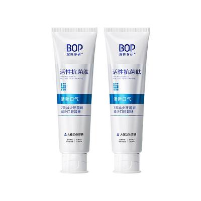 bop清新口气含氟抗菌肽牙膏