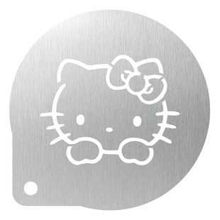 不锈钢咖啡拉花模具加厚印花模糖粉筛喷花模花式图案咖啡撒粉店用