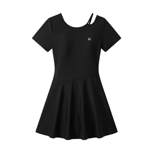 Keep泳衣女款连体显瘦遮肚女士游泳馆专用微胖大码游泳装备泡温泉