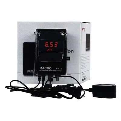 台湾玛科PH表 MACRO鱼缸PH控制器接钙反PH监测 2017新款PH-T2