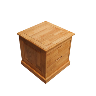 实木保险柜暗格床头柜边柜原木风收纳储物柜家用藏东西防盗多功能