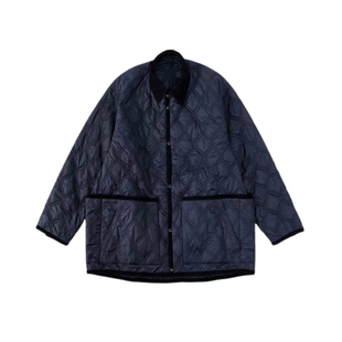 瑾姑娘【周雨彤同款】外套休闲菱格日系小个子宽松羽绒棉服女显瘦