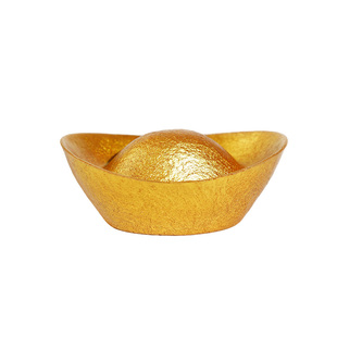 荣宝斋自制墨锭元宝金墨锭矿物质自熬皮胶墨块书法国画专用彩色金色墨汁手工徽墨文房四宝