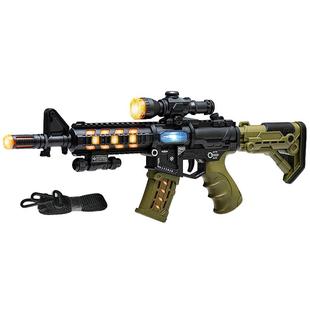 儿童玩具枪电动声光仿真突击步枪新年礼物3-6岁男孩早教益智玩具