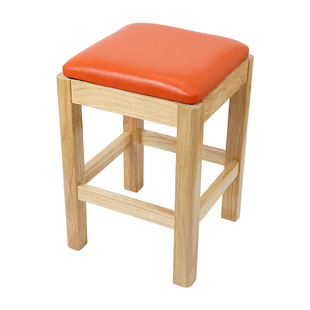 实木方凳软垫家用凳子餐饮凳小吃面馆早餐凳子椅餐凳学校凳小方凳