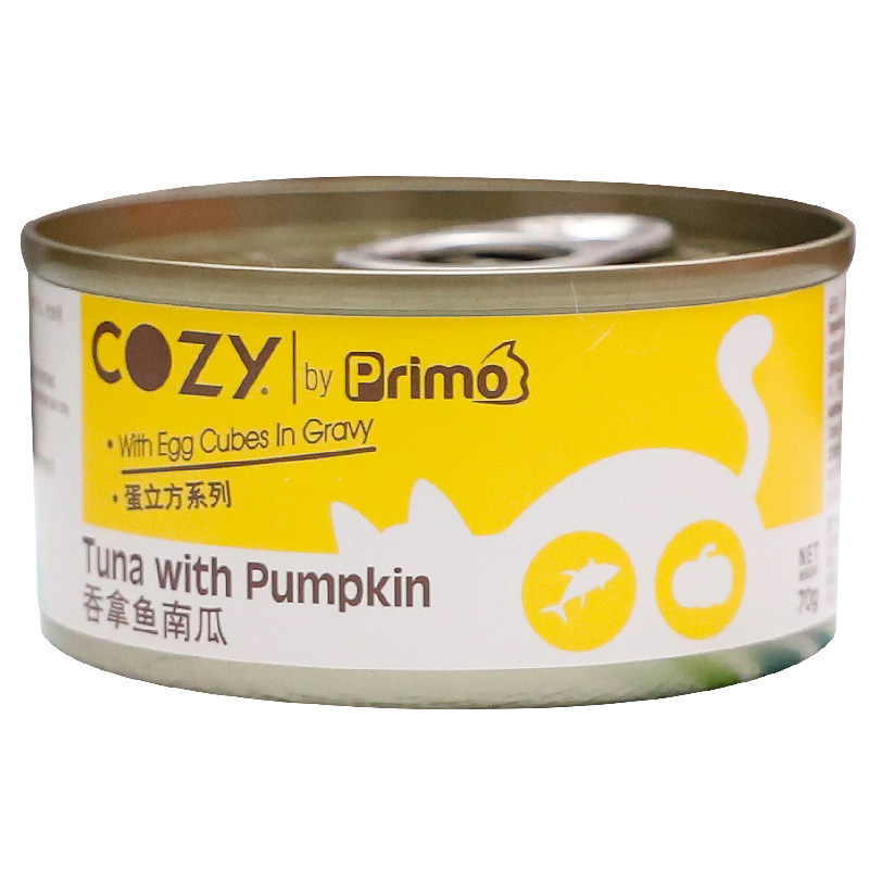 整箱特惠-泰国Primo高汤猫罐蛋立方70g*24罐卵磷脂猫咪罐头零食