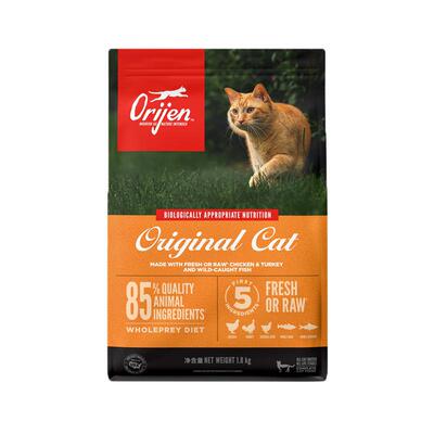 【百】Orijen渴望进口成幼猫猫粮鸡肉六种鱼官方旗舰店正品1.8kg
