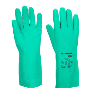 霍尼韦尔LA132G丁腈防化手套耐油耐酸碱防水家务食品工业防护耐磨