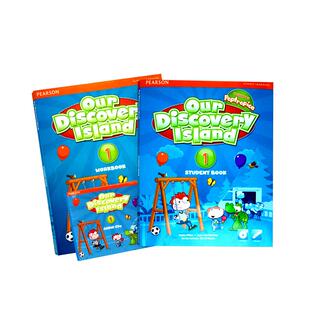 正版包邮 our discovery island 2级别 朗文培生少儿6-12岁英语培训教材 二年级小学生英语课外辅导少儿美语教材ODI辅导机构教材