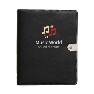 谱夹乐谱收纳册可修改曲谱收集册合唱团乐队演奏钢琴小提琴音乐谱夹册子吉他电子琴歌本活页夹资料插页文件夹