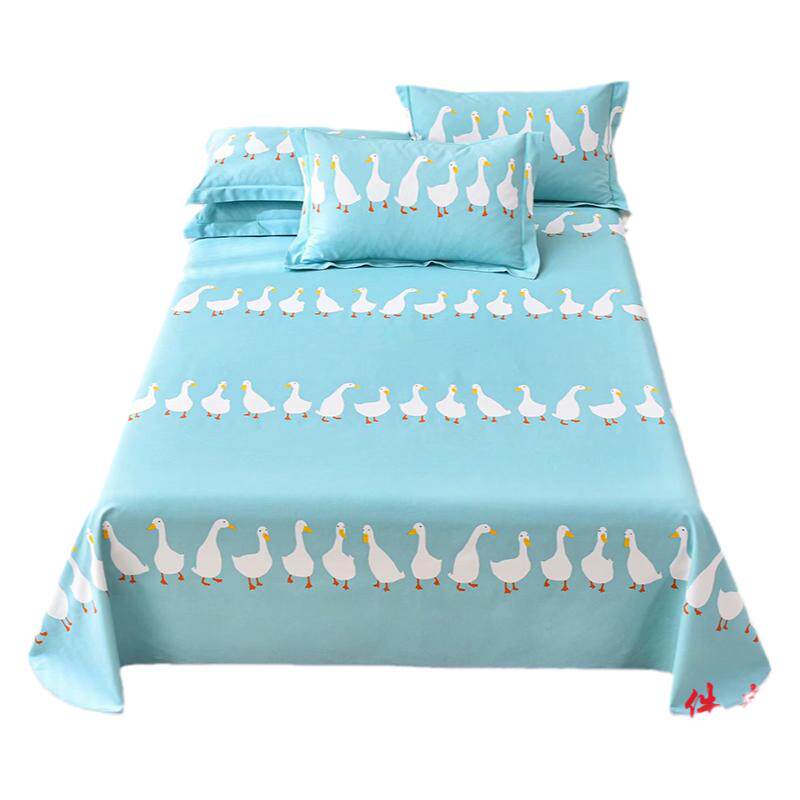 三保纯棉棉麻圆角款三件套老粗布