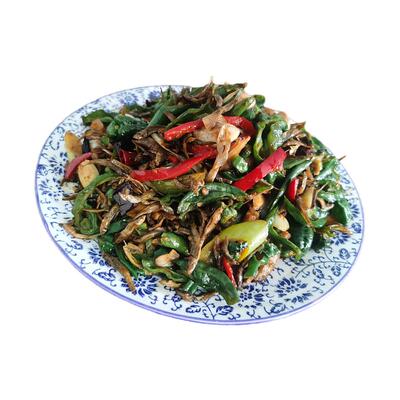 枣庄特色辣炒小鱼下酒下饭