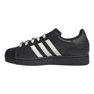 劲浪adidas阿迪达斯三叶草女鞋新款贝壳头运动鞋黑色休闲鞋IH1628