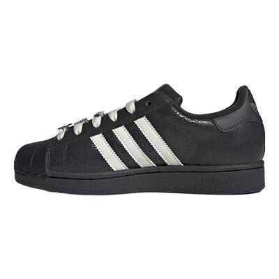 劲浪adidas阿迪达斯三叶草女鞋新款贝壳头运动鞋黑色休闲鞋IH1628