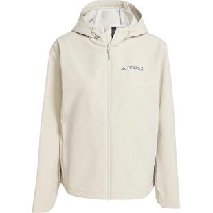 Adidas/阿迪达斯官方正品2025女士户外保暖宽松软壳外套JV6235