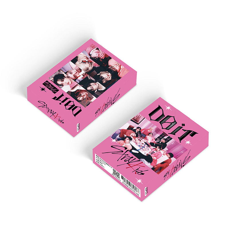 StrayKids镭射自印小卡超清不重复skz成员签名周边收藏LOMO明信片