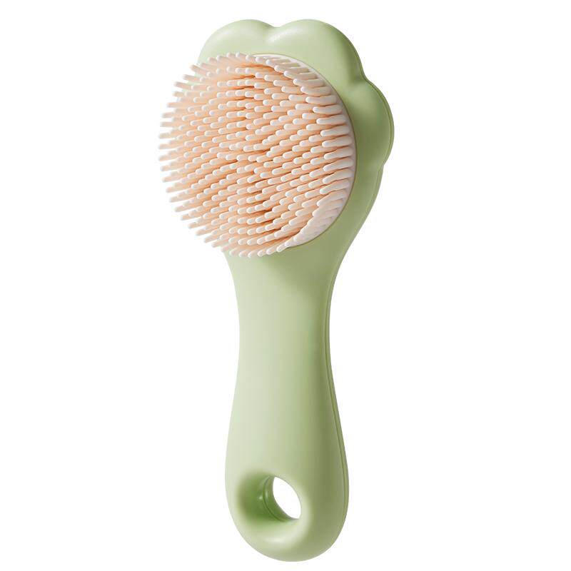 嫚熙宝宝洗澡刷婴儿洗头发刷去头垢硅胶刷子新生儿沐浴擦搓澡神器