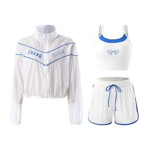 分体泳衣女防晒保守2025新款长袖罩衫泡温泉三件套宽松游泳衣套装