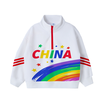 哆啦虎男女童中国风演出服元旦