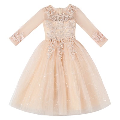 女童走秀礼服法式蓬蓬裙生日花童