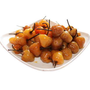 七彩泡椒酸辣椒特产灯笼椒五彩酱香味珍珠广西七彩椒腌酱油泡瓶装