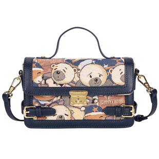 丹尼熊手提斜挎包女马鞍包新品通勤休闲精致挎包DKB3825020