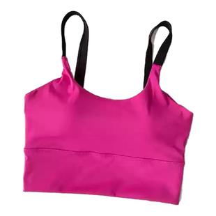 一体式固定杯高强防震跑步运动内衣外穿吊带美背新品健身瑜伽文胸