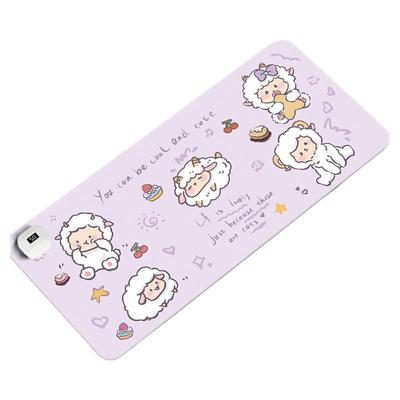 加热鼠标垫发热暖手桌垫电热垫