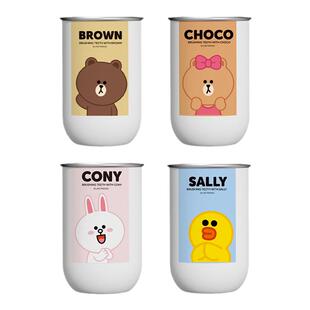 不锈钢刷牙杯牙刷杯牙具套装洗漱杯家用儿童情侣牙缸子高级漱口杯