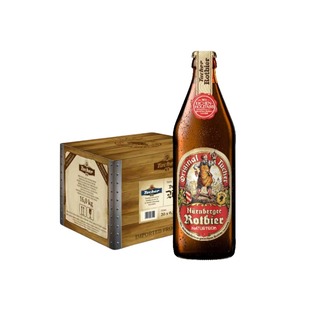 獭赫过橡木桶红啤德国进口精酿小麦啤酒500ml瓶装圣徒经典小麦