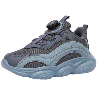 贵人鸟男童鞋潮牌运动鞋2025新款大童女童儿童老爹秋冬季皮面跑鞋