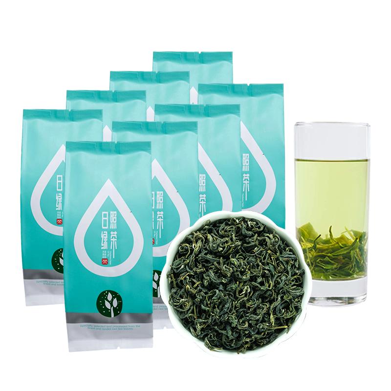 日照綠茶2024春茶自己喝小袋裝散裝一級(jí)板栗香批發(fā)一斤官方旗艦店