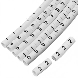0-9数字号码管0-99定制线号管线束标识电线编标识码管代打印套管
