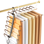 折叠裤架裤夹多功能家用挂衣衣架专用裤挂架衣柜内置裤子收纳神器