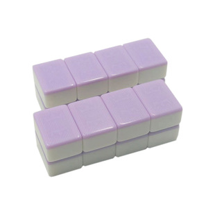 家用手搓麻将有瑕疵粉色玉石色翡翠色四川云南贵州湖南大号麻将牌