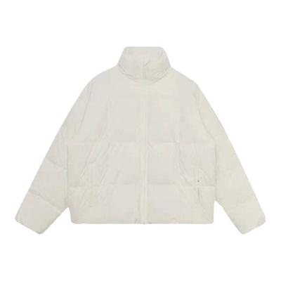 短款白色羽绒棉服女冬季2024新款