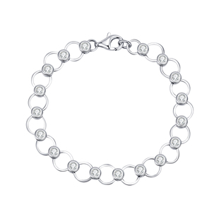 伊泰莲娜925银手链女生纯银女生ins小众设计简约环环相扣新款手饰