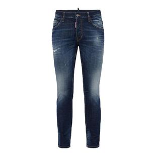 【5折】DSQUARED2/D2次方 男士复古做旧牛仔裤FIVE POCKETS