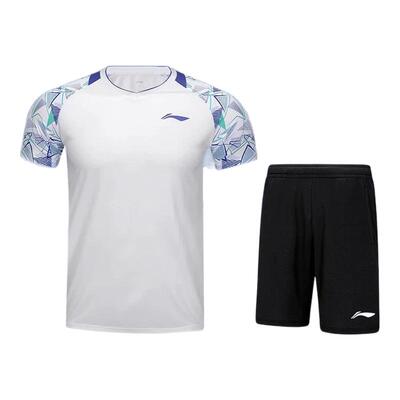 李宁速干透气羽毛球服套装